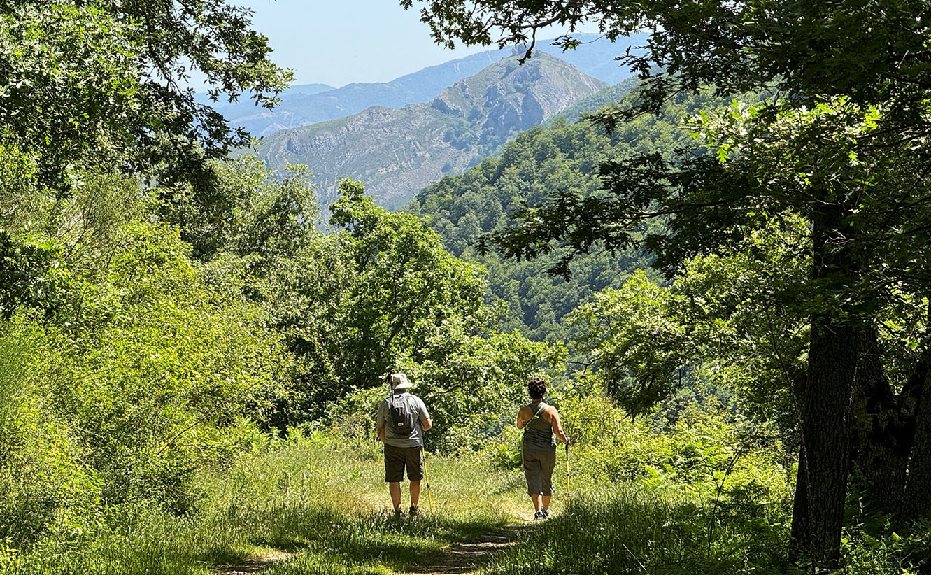 A small group among ancient stones in Sardinia